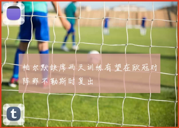 帕尔默缺席两天训练有望在欧冠对阵那不勒斯时复出